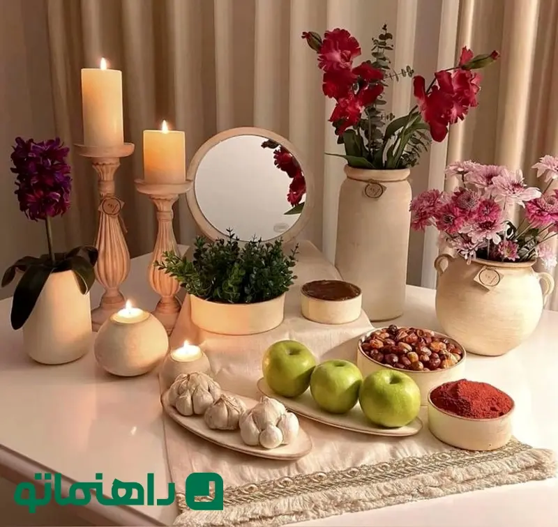 __Sofre haftsin table    سفره هفت سین  سال نو  عید نوروزhaftsin table idea