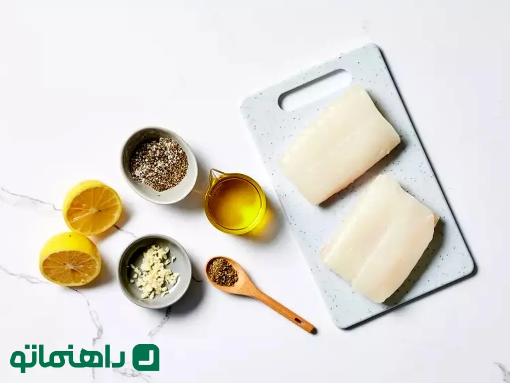 مواد لازم استیک ماهی