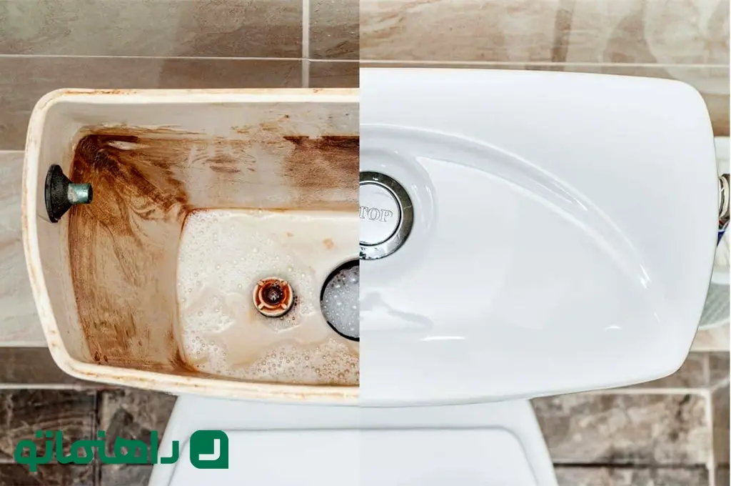 contrast-of-a-toilet-tank-being-rinsed-with-detergent-and-water