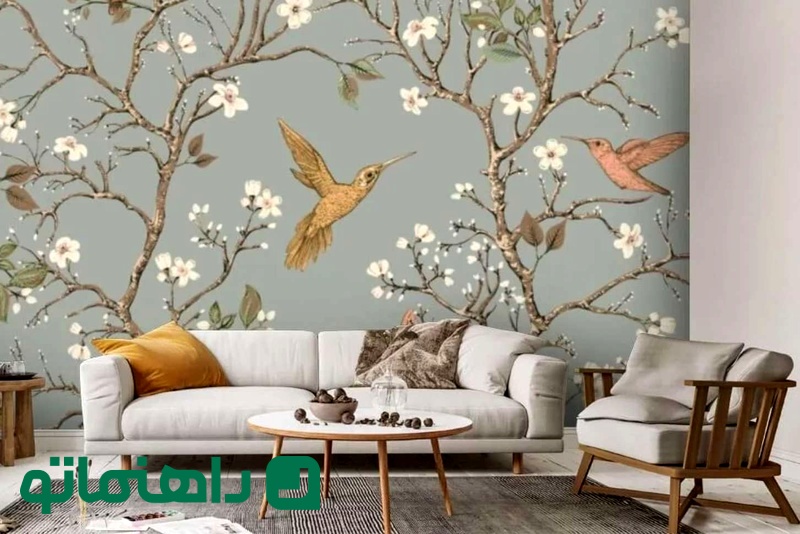 در انتخاب کاغذ دیواری برای پذیرایی باید به چه نکاتی توجه کنیم؟2