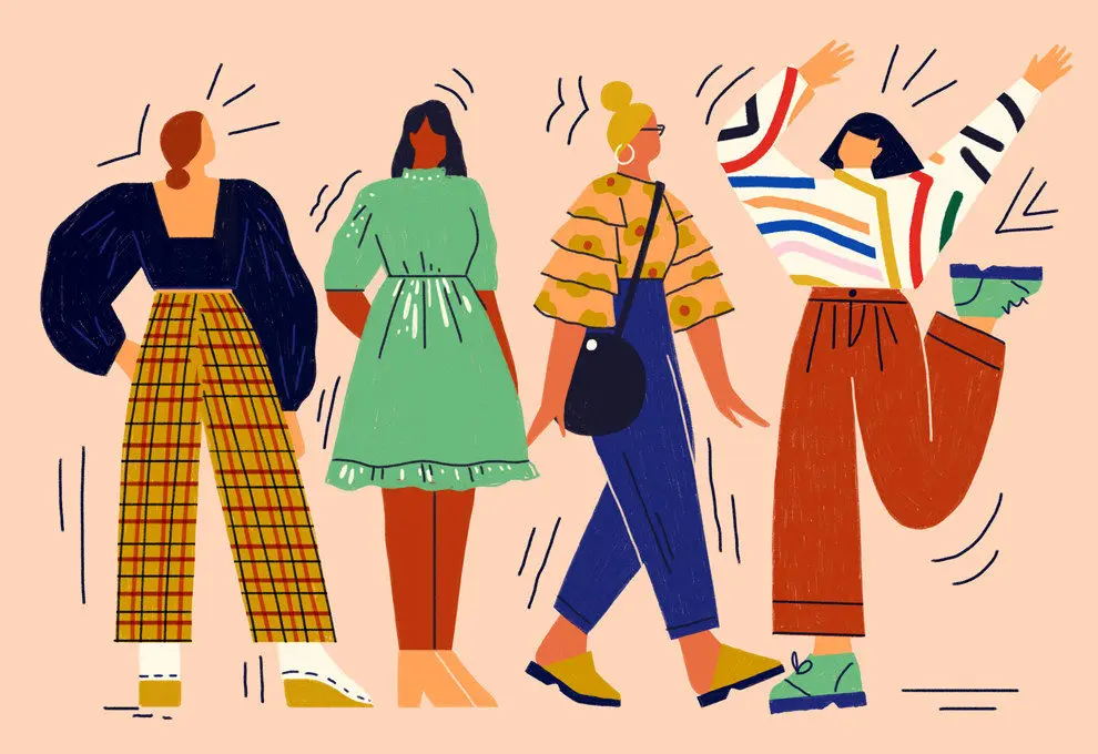 شخصیت شناسی از روی مدل و رنگ لباسی که می پوشید