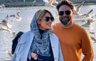  همسر بابک جهانبخش، به سبک دهه هفتاد! 