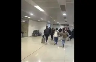 وضعیت فرودگاه دمشق و مسافران سراسیمه + ویدئو