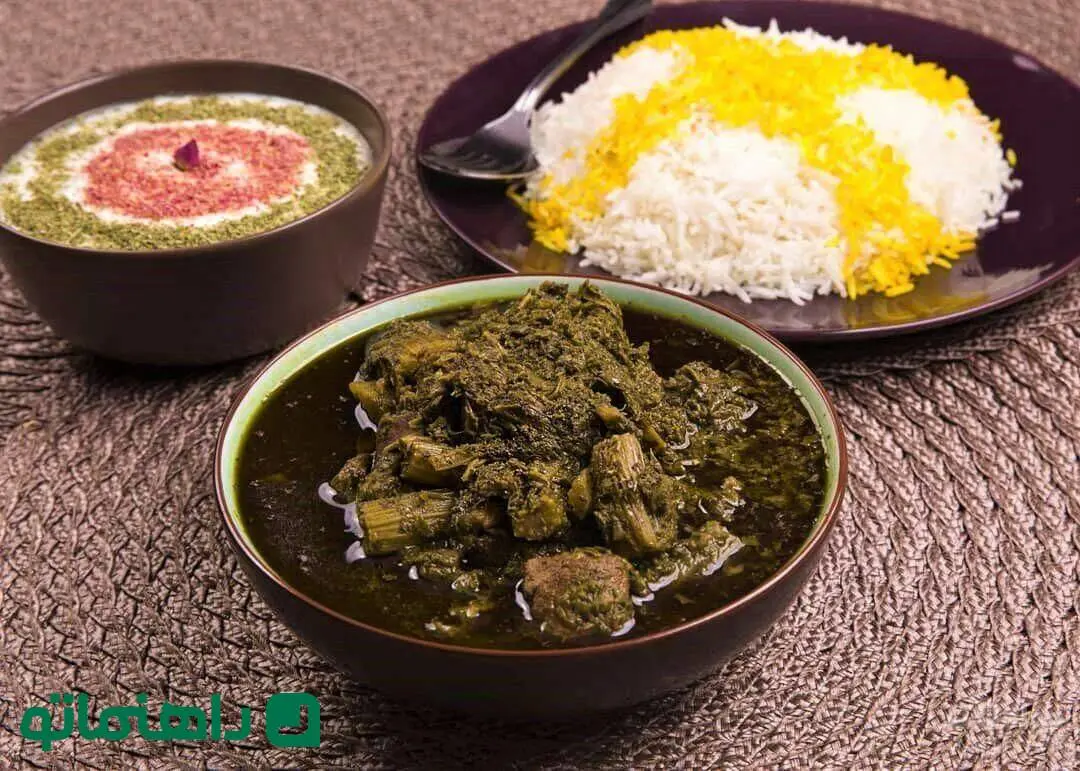 طرز تهیه خورشت کرفس غلیظ و لعابدار / سبزی های خورشت کرفس + رازهای روغن انداختن خورشت کرفس + کالری و ارزش غذایی خورشت کرفس