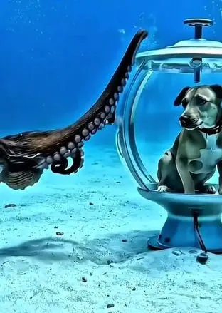  طوطی و سگ در زیر آب؛ نوآوری چینی‌ها در دنیای حیوانات خانگی 