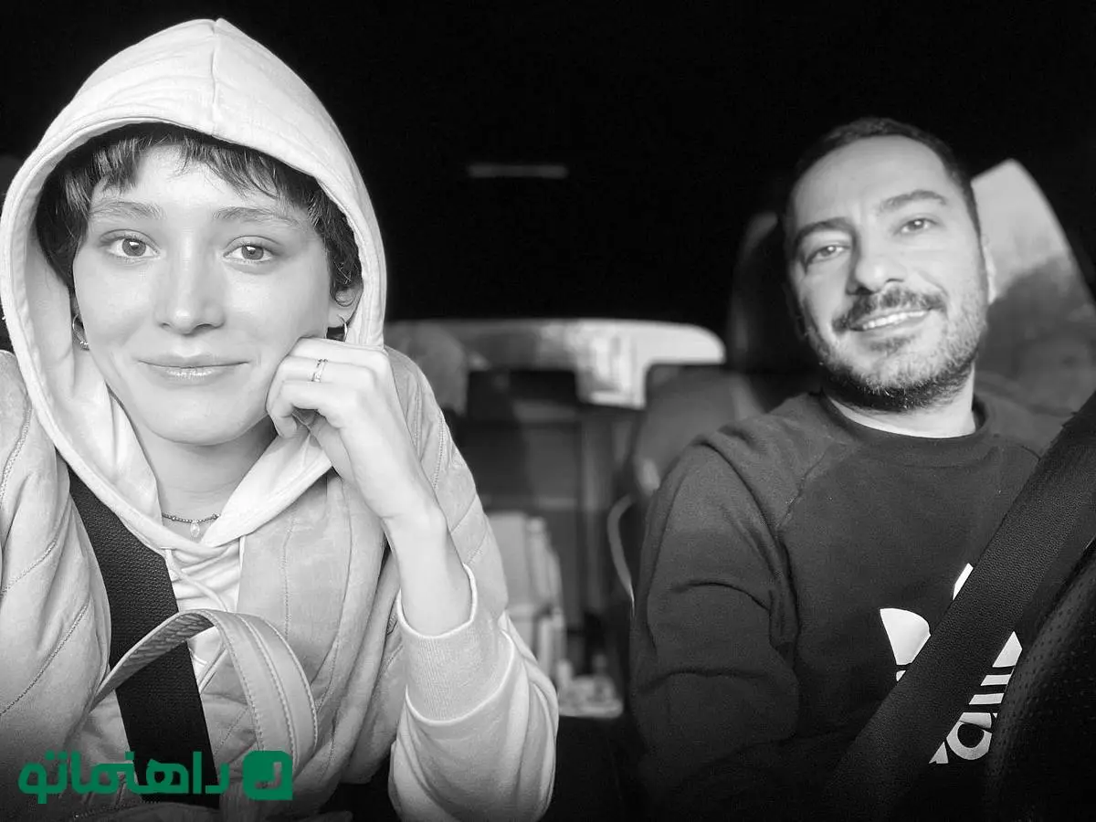 استایل به سبک سلبریتی‌ها؛ استایل خاص فرشته حسینی و نوید محمدزاده در روز تولدش