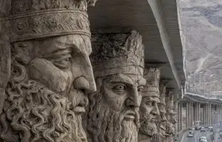 طراحی پل روگذر با ایده اساطیر باستانی ایران در شیراز + ویدئو