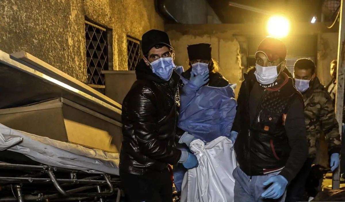 کشف اجساد شکنجه شده در دمشق + تصاویر