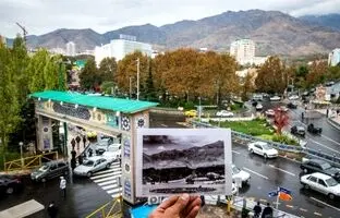 «میدان تجریش»؛ بهمن سال 1356 + تصویر