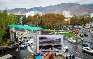 «میدان تجریش»؛ بهمن سال 1356 + تصویر