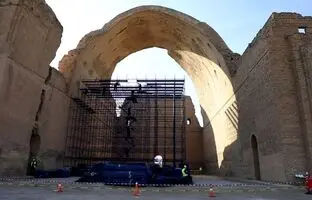 بازسازی زیبای طاق کسری ایوان مدائن توسط هوش مصنوعی + ویدئو