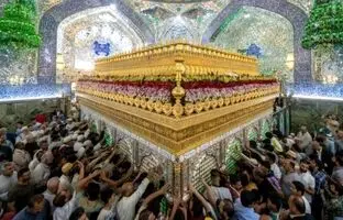 انفجار یک تلفن همراه در حرم امام علی (ع)