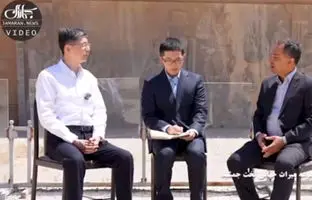  سفیر چین برای اولین بار به تخت جمشید رفت + ویدئو