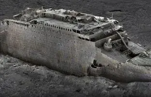 تایتانیک غرق شده شبیه‌سازی شد 