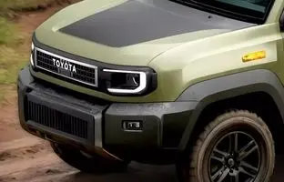  تویوتا لندکروز کوچک