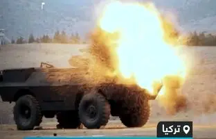 دقت پهپاد انتحاری ترکیه در اصابت به هدف + ویدئو