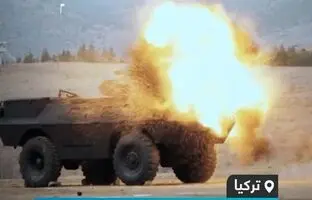دقت پهپاد انتحاری ترکیه در اصابت به هدف + ویدئو