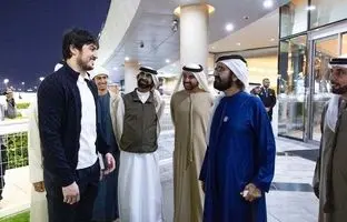 دیدار صمیمانه سردار آزمون با حاکم دبی + ویدئو