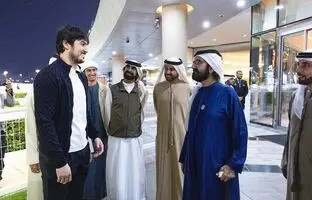 دیدار صمیمانه سردار آزمون با حاکم دبی + ویدئو