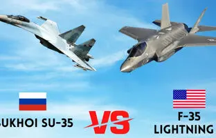 مقایسه اف-۳۵ با سوخو-۳۵؛ سوپر فلنکر روسی بهتر است یا صاعقه آمریکایی؟ + ویدیو