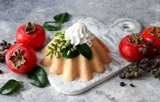 با خرمالو یک دسر شیک و متفاوت برای سفره شب یلدا درست کن + آموزش ویدئویی