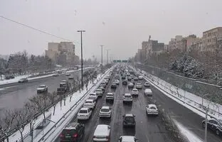 هشدار به رانندگان در روز‌های برفی پایتخت
