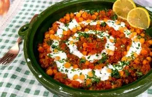 خوشمزه بپزید؛ طرز تهیه بیج‌بیج نخود، یکی از غذاهای محلی شمال ایران