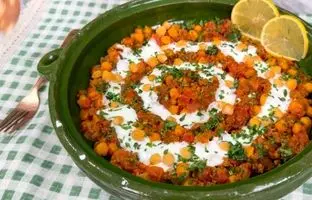 خوشمزه بپزید؛ طرز تهیه بیج‌بیج نخود، یکی از غذاهای محلی شمال ایران