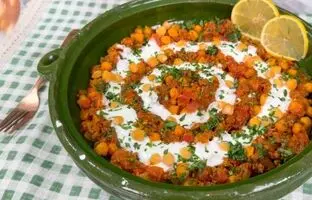 خوشمزه بپزید؛ طرز تهیه بیج‌بیج نخود، یکی از غذاهای محلی شمال ایران