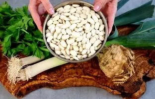 دستور پخت یک خورشت جدید آلمانی با لوبیا سفید + ویدئو