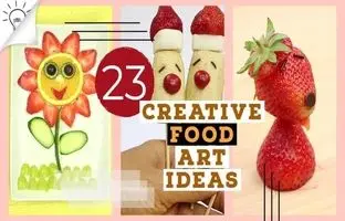 23 ایده خلاقانه و سریع برای تزئین میوه‌ها + ویدئو