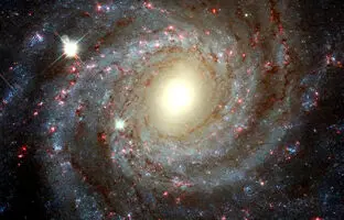 تصویر روز ناسا: کهکشان مارپیچی NGC 3344 از نمای روبه‌رو