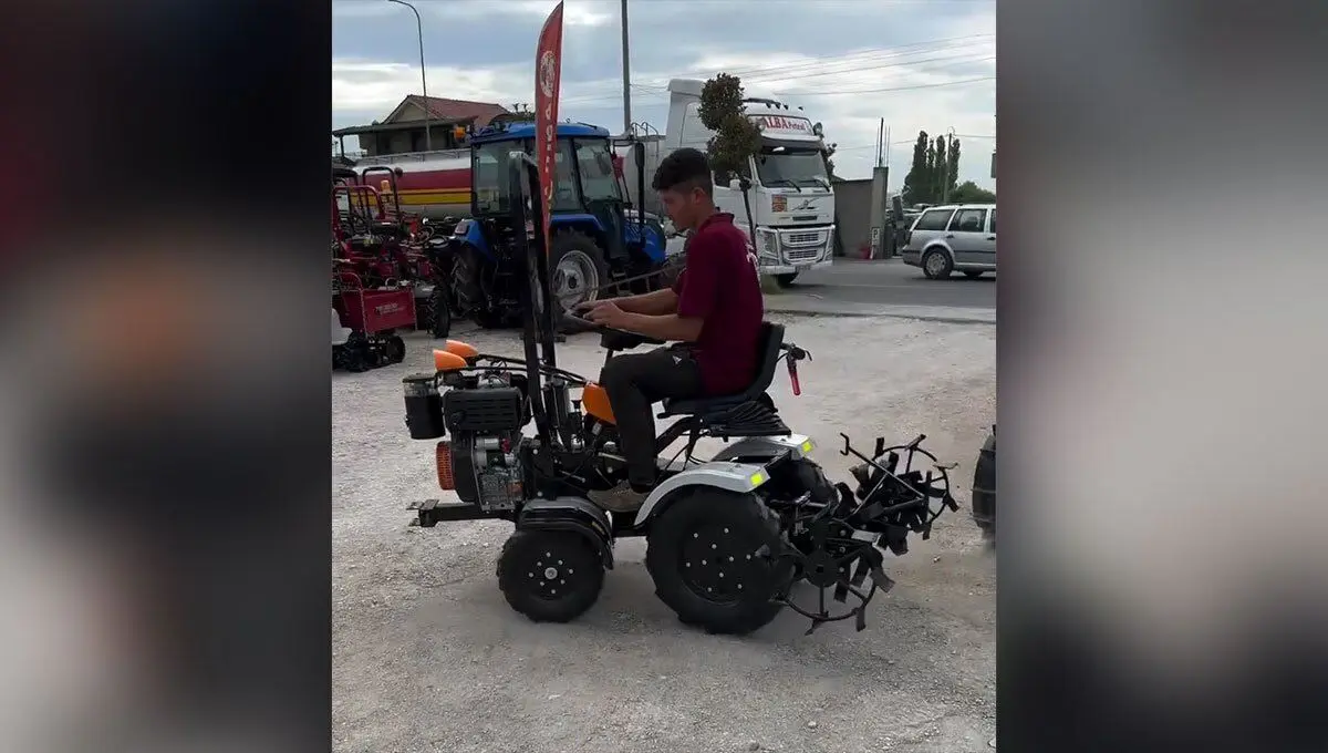 (ویدئو) مینی تراکتور همه کاره