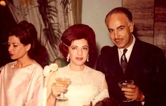 «اشرف پهلوی، شمس و مهرداد پهلبد» در یک مهمانی؛ دهه 40