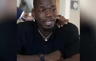 لحظات احساسی و اشک‌های پل پوگبا پس از امضای قرارداد با موناکو + ویدئو