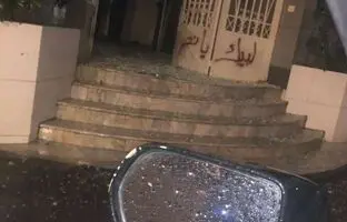  آتش زدن یک مدرسه در پی توهین به سید حسن‌ نصرالله + ویدئو