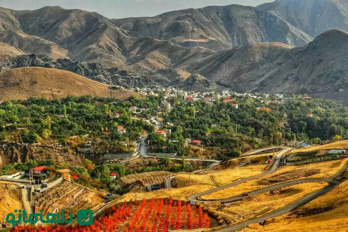 روستای کندر کجاست؟ بهشت لاله های رنگارنگ در نزدیکی تهران