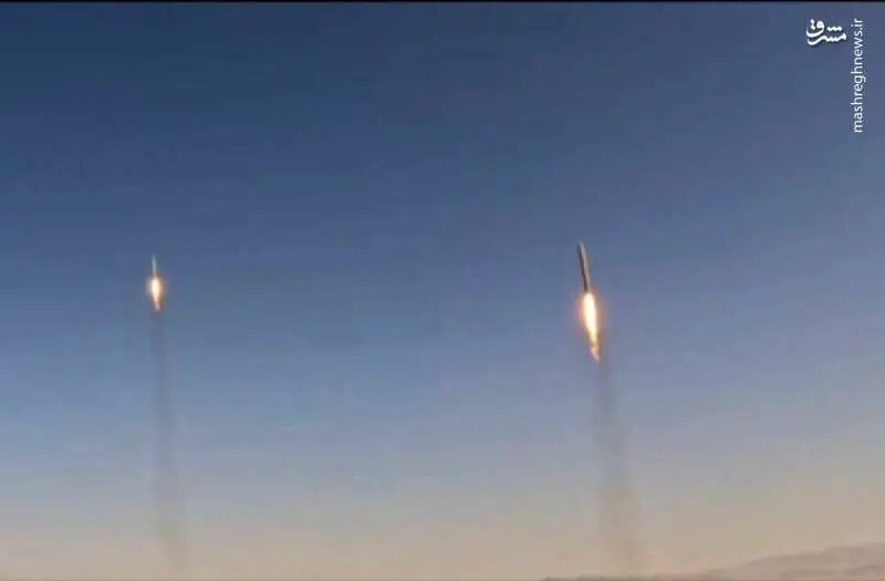 تصویر برگزیده و منحصربفرد رویترز از درخشش موشک ایرانی