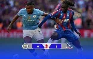 خلاصه بازی کریستال پالاس 1 - منچسترسیتی 0 + ویدئو