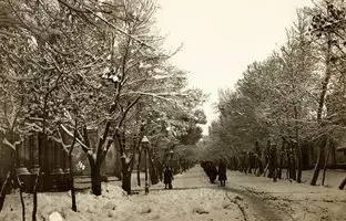 برف سنگین تهران در 150 سال پیش + عکس