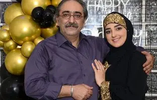 موتورسواری ستاره سادات قطبی به همراه همسرش شهرام شکیبا + ویدئو