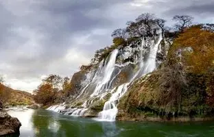 آبشار زیبای «بیشه» در لرستان + ویدئو