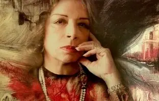 زیباترین نقاشی‌های ایرانی؛ ترکیبی از نیچه و ایران درودی در نقاشی محرم راز