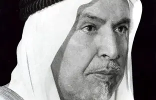 محمدرضا پهلوی در کنار امیر کویت؛ سال 1337