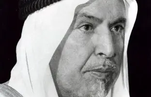 محمدرضا پهلوی در کنار امیر کویت؛ سال 1337