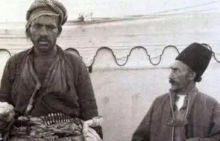 تصویری از یک بادیگارد دوره قاجار 