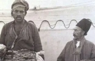 تصویری از یک بادیگارد دوره قاجار 