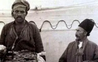 تصویری از یک بادیگارد دوره قاجار 