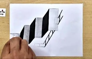 ویدئو: آموزش نقاشی؛ چگونه یک نقاشی سه بعدی بکشیم