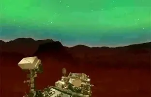 نورافشانی بی‌سابقه در آسمان مریخ / ثبت اولین تصویر از شفق قطبی در سیاره سرخ